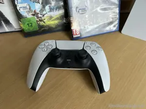 PS5 Sony spielkonsole mit controller und 3 videospiel  Bild 2