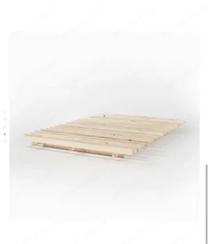 Bett aus Echtholz massiv Bild 2