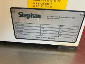 Stephan UM5 Universalmaschine Bild 5