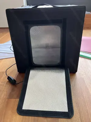 Fotobox 30x30cm, Mini-Fotostudio mit dimmbaren LEDs Bild 2