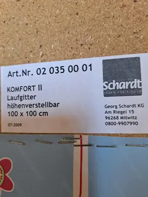 Kinderbett mit zweiter Ebene als Krabbelbox Bild 3