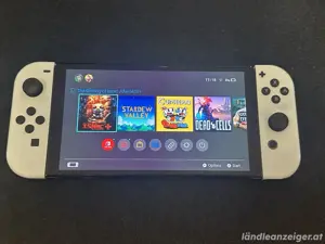 Nintendo OLED mit verpakung und rechung  Bild 4