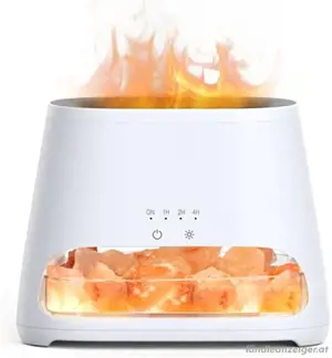 Aromadiffuser und Salzlampe