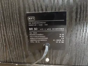 Lautsprecherpaar RFT BR50 HIFI Bild 2
