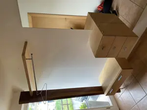Tischler Garderobe mit Spiegel zu verschenken 