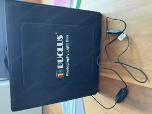 Fotobox 30x30cm, Mini-Fotostudio mit dimmbaren LEDs Bild 1
