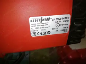 Mafell MKS145 Ec Handkreissäge  Bild 4