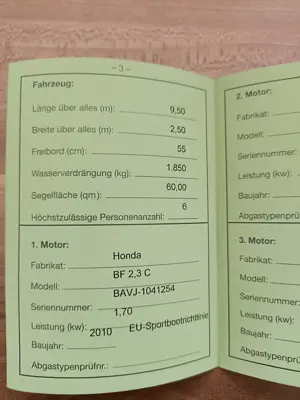 Segelboot zum Basteln und Neuaufbau Bild 2