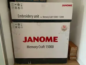 Janome Horizon Memory Craft 15000 Näh-Stickmaschine OVP, Software Bild 2