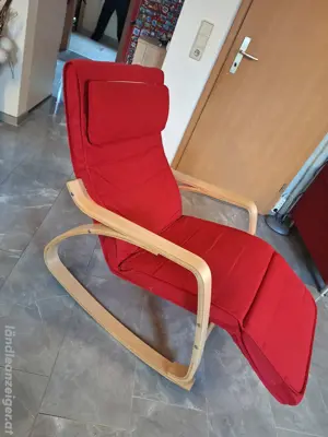 RelexSessel Textil Holz Bild 2