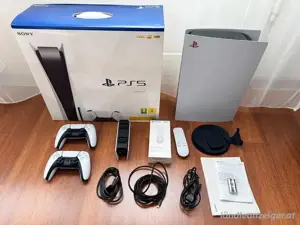 PS5 PlayStation sony spielkonsole mit 2 controller und Zubehör 