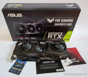 GeForce GTX 3080 , 0C 10GB Grafikkart in box mit papieren 