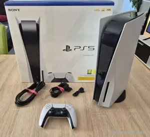 PS5 Sony spielkonsole mit controller in box 