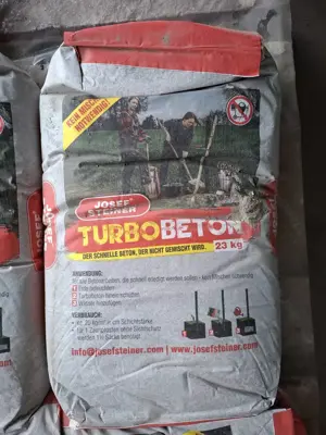 Turbo-Beton; 8 Säcke je 23 kg