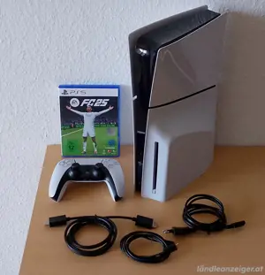 PS5 Sony Playstation slim mit controller , FIFA 25