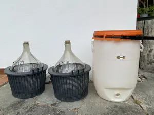 Speidel Mostfass  60l + 2 Glasballon 20l