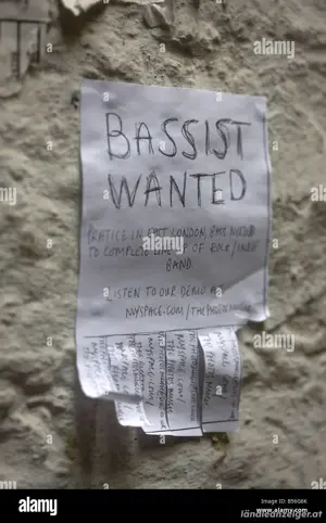 Bassist in Keyboarder Synthesizer 