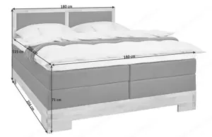 Boxspringbett von "Linea Natura", 180x200