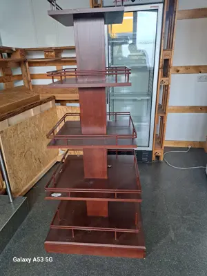 Holz -Ständer - Regal 