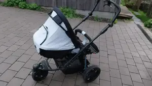 Gebraucht gekauften Kinderwagen  Paggy abzugeben Bild 2