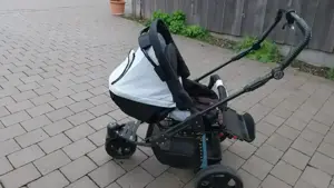 Gebraucht gekauften Kinderwagen  Paggy abzugeben Bild 5
