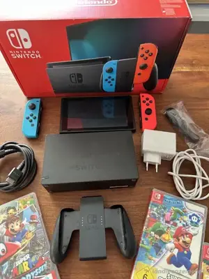 Nintendo switch mit videospiel 
