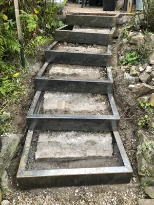 Gartentreppe für den Hanggarten aus Metall   SCALA MODULARE von Viva la Garten Bild 7