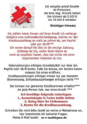 Schnelle Hilfe ohne Schufa  Bild 3