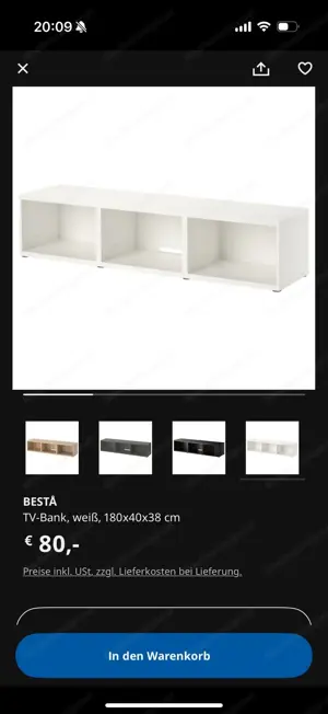 IKEA BESTA  Schrank NEU & originalverpackt   kleiner Transportschaden   VB