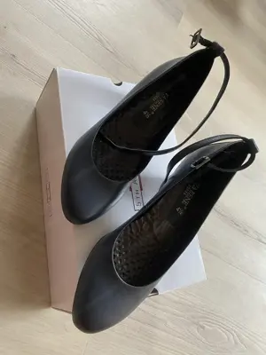 Stöckelschuhe Dunkelblau, VA BENE, Echt Leder, Gr 38 Bild 2