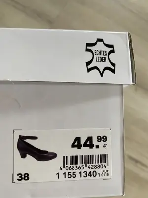 Stöckelschuhe Dunkelblau, VA BENE, Echt Leder, Gr 38 Bild 4
