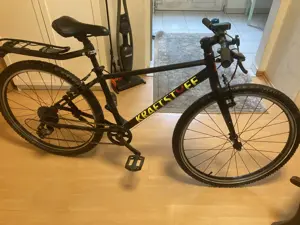 Fahrrad 26 Zoll Jugendfahrrad KRAFTSTOFF , schwarz