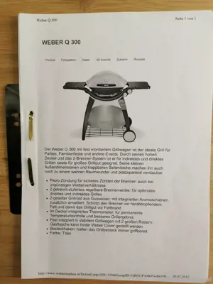 Aktion Grillbesteck gratis - Weber Q 300 Gasgrill  Bild 9