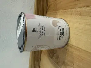 Möbelfarbe  weiß mit Puder  - WIE NEU - Miss Pompadour