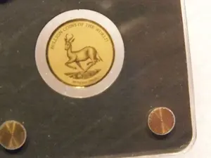  Goldmünze Springbock 2019, Bild 2