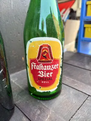 Bügelflasche, Bierflasche Antik Frastanzer Brauerei  Bild 3