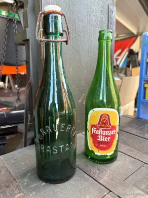 Bügelflasche, Bierflasche Antik Frastanzer Brauerei  Bild 4