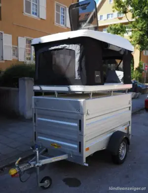 Dachzeltanhanger mit Kuche- Humbaur 750 kg + Autohome Air-Sky