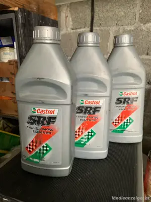 Racing Bremsflüssigkeit Syntetic Castrol SRF original Verpackt NEU  Bild 2