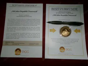 100 Jahre Republik Österreich - Münze 