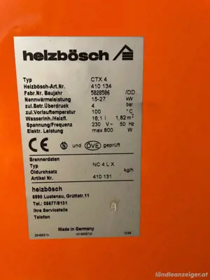 Ölheizung Heizbösch Bild 3