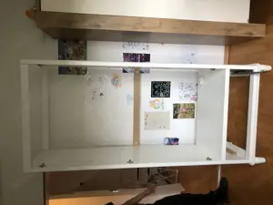 Weißer Schrank Vollholz für Kinderzimmer  Bild 5