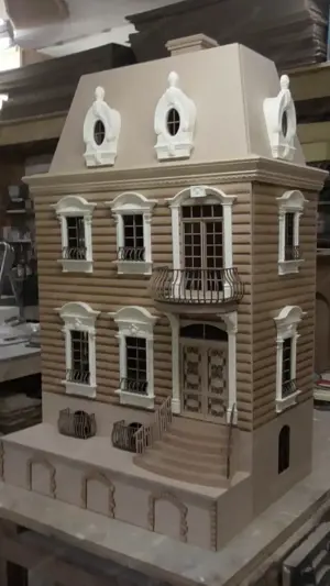 1 12 Maßstab Die französische Villa 7 Zimmer plus Flur Puppenhaus KIT TFP1001 Bild 3