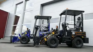 "Sondermodell in Aktion" N-ECO 604 neues Modell Elektrohoflader