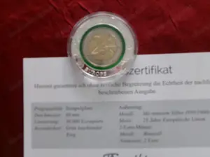 Gedenkmünze 2 Euro - 25 Jahre Europäische Union, 