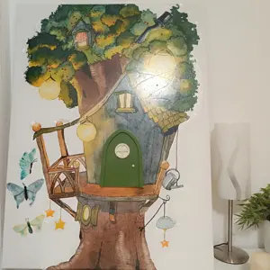Traumwichtel Tür auf dem Baumhaus
