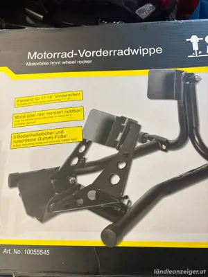 motorrad vorderrad wippe neu