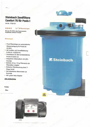 Aufstellpool mit kompletter Anlage und Filter Bild 4