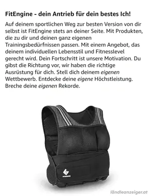 Gewichtsweste 20kg Training Bild 3