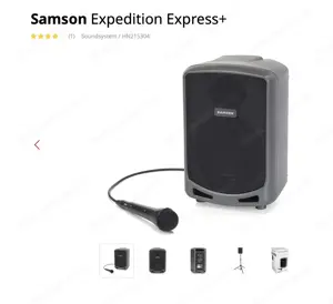 PA Anlage Samson XP40iW für Musiker